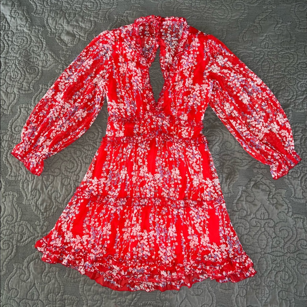 Tiered, Open Back Flowy Dress